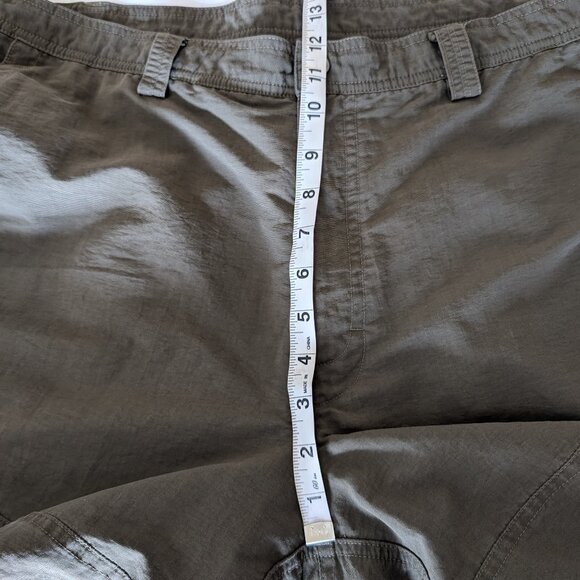 THE NORTH FACE Shorts Men's Green 40 (39) Cargo Zip Pockets Logo Hiking Casual - Picture 16 of 16
